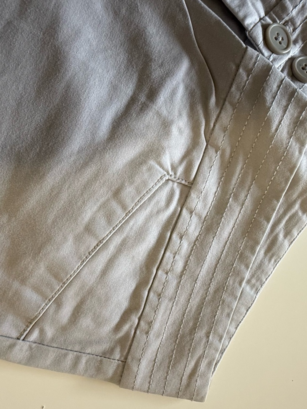 Jacob Light Grey Capri Chino Pants | Quiet Luxury Minimal - Picture 5 of 8